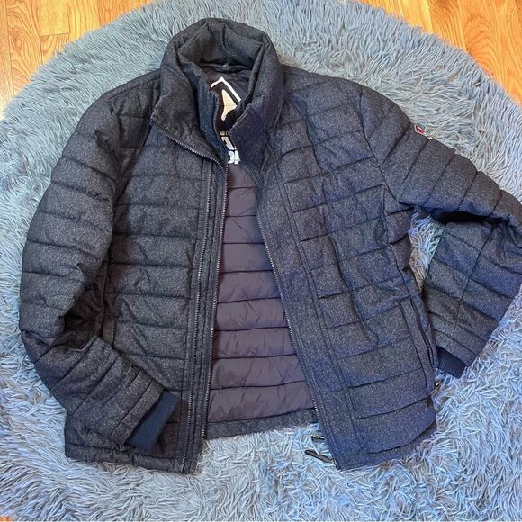 Superdry Men's Navy Quilted Puffer Jacket Size XXL - Picture 1 of 10